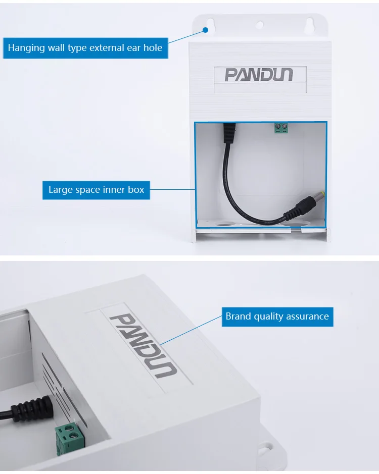 Камера видеонаблюдения водостойкая коробка 12V2A Блок питания камера стенд водостойкая коробка тип открытый блок питания камеры