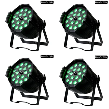 

16 pz 18X10W RGBW 4IN1 Indoor Led Zoom Par Light LED Par Cans Professional Design for wedding church club decor