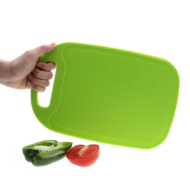 Chopping Blocks cutting board Green household non-slip leak-proof juice mini cut fruit kitchen tools |