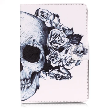 

Skull Pattern PU and PC Material Support Protective Cover Case for iPad Air 2