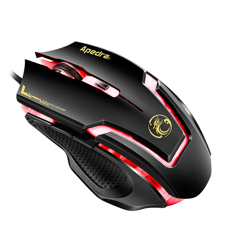  USB Wired Gaming Mouse Gamer 3200DPI 6 Buttons LED Optical Computer Mouse Cable Mice For PC Laptop 