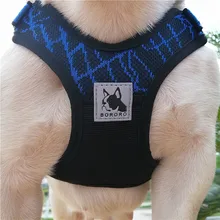Спортивный X3 поводок для собак, дышащая сетка, не тянет и не дроссель, жилет для маленьких и средних собак, регулируемый светильник, вес французского бульдога