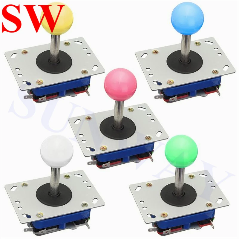1PC Classic Competition Style 8 Way Arcade Game Flight Joystick DIY Ball Joy Stick Parts for Game Arcade Gamepads