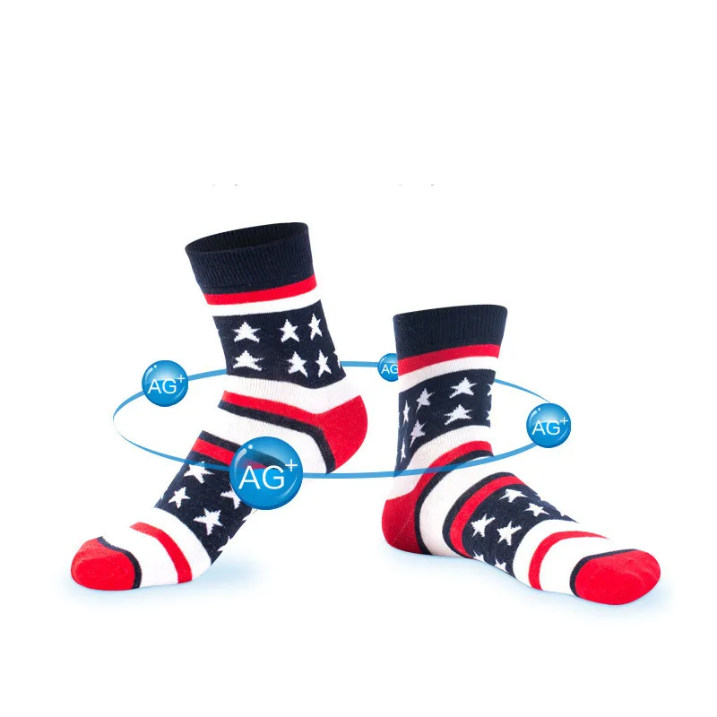

Hot sale Men's Quality Funny Colorful Combed Cotton Socks Argyle Pack Casual Happy Socks Dress Wedding Men Socks Combed Cotton