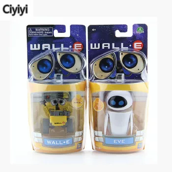 

Wall-E Robot Wall E EVE PVC Action Figure Collection Toys Anime Wall-E Robot Display Model Dolls Jouet Birthday Gift Brinquedos