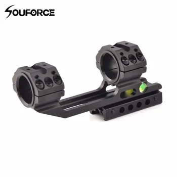 

1pc High Quality Tactical 3 Screw Diameter 25.4/30mm with Spirit Bubble Level Fit 20mm Weaver Rail Mount for Rifle Hunting