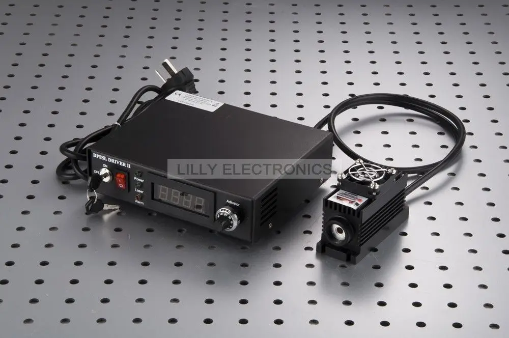 

250mW 405nm blue purple Laser Dot Module TEC Cooling 85-265V TTL/Analog 0-30KHZ For University lab using