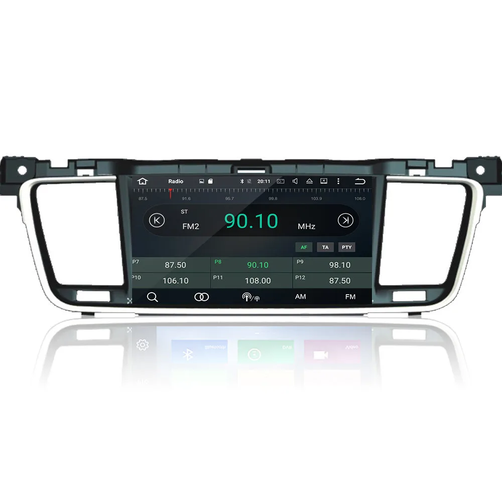 

Android 8.0 7.1 Car DVD player GPS navigation radio Stereo for PEUGEOT 508 2011 2012 2013-2017 Unit auto multimedia ISP 2 Din