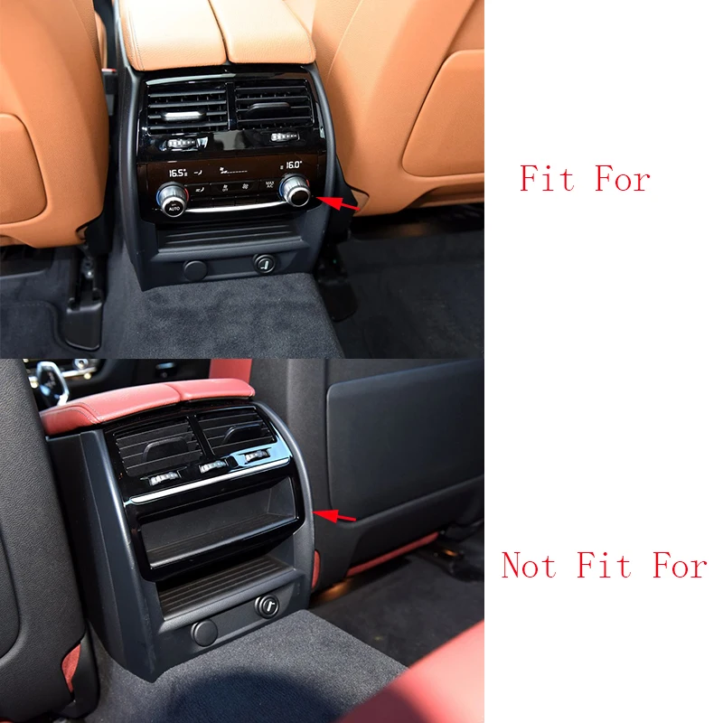 

Style Rear Air Outlet Frame Cover Trim For BMW 5 Series G30 G31 2017-2018 car accessories