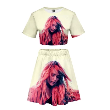 

Collection Miranda Lambert Comfortable Short Sleeve Skirt Set Animec Kakarot Summer Sports Girls Leisure Print Novelty Top