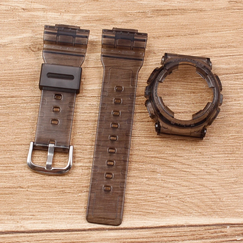 Watch Accessories Suitable for Casio baby-g series transparent strap BA-111 110 112 120 case strap set