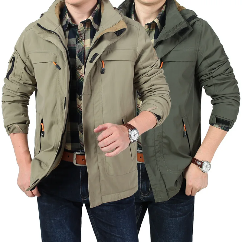 

Men Military Tactical Jacket Vintage Jacket Men Short Windbreaker Jacket Coats Autumn Winter Clothes Outwear Coats For Male