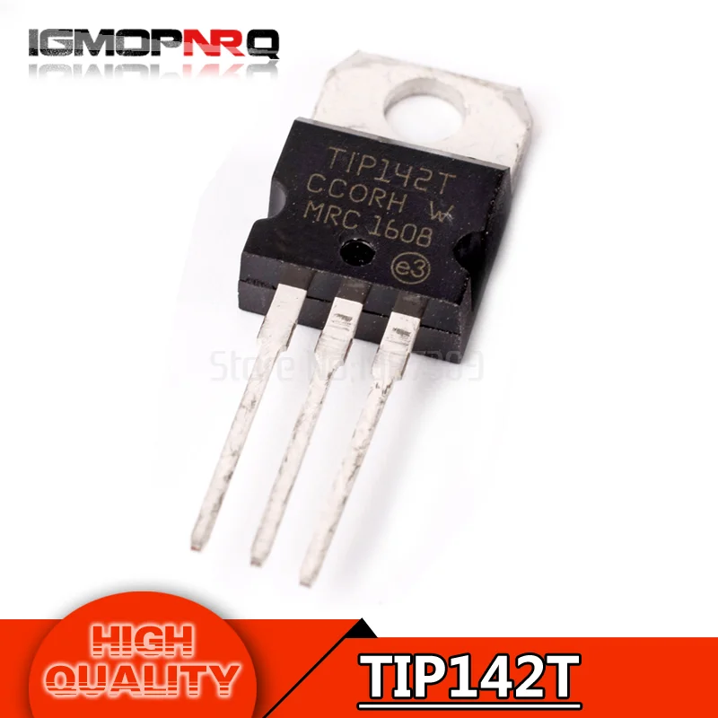 10pcs free shipping TIP142T P142 NPN Darlington transistor 100V/15A 100