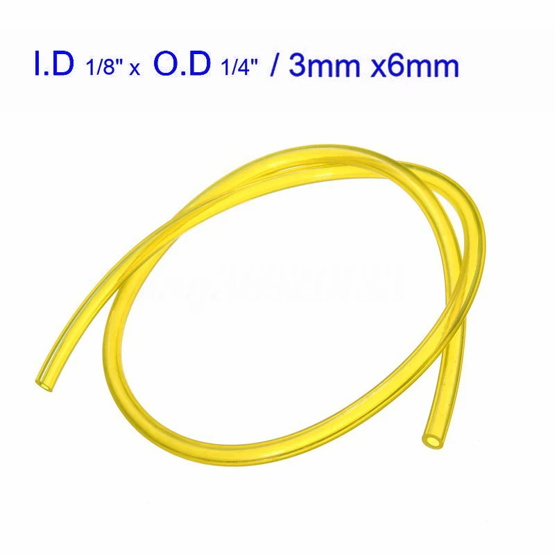 

1pc Fuel Line Gas Hose Pipe Spare Replacement Part For Trimmer Universal Chainsaw Blower 23.6 inch 2.5x5mm/ 3x6mm