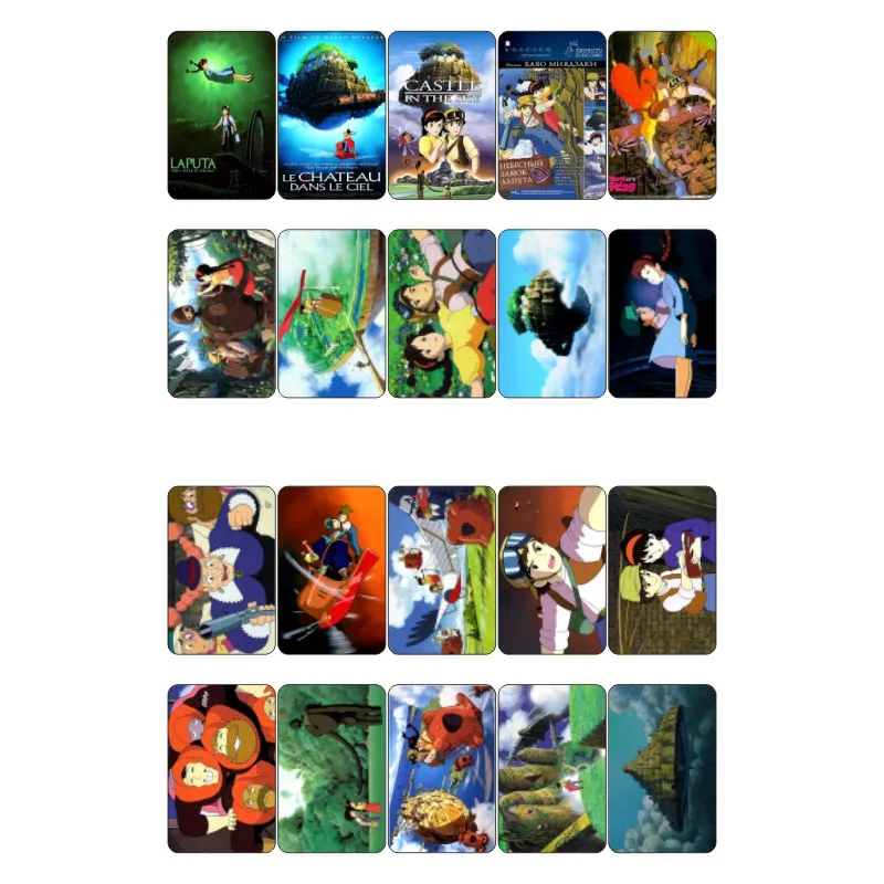 

1 PCS Laputa Castle in the Sky Movie Theme Poster DIY Waterproof Sticker Post It Scrapbooking Notebook Mohamm Sticker Flakes