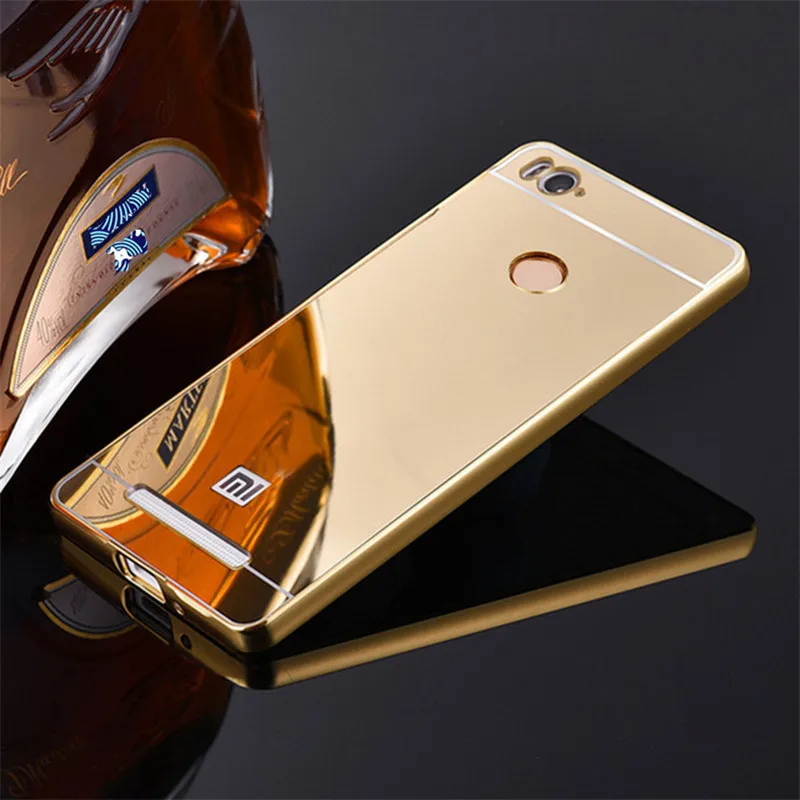 luxury aluminum metal bumper mirror back xiaomi redmi 3s cases cover for xiaomi redmi 3 s luxury aluminum metal bumper mirror back xiaomi redmi 3s cases cover for xiaomi redmi 3 s