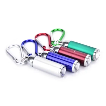 

1 Pcs Outdoor Mini-Light LED Keychain Flashlight Key Chain Portable Tube Keyring Light Small Pocket Lamp Torch
