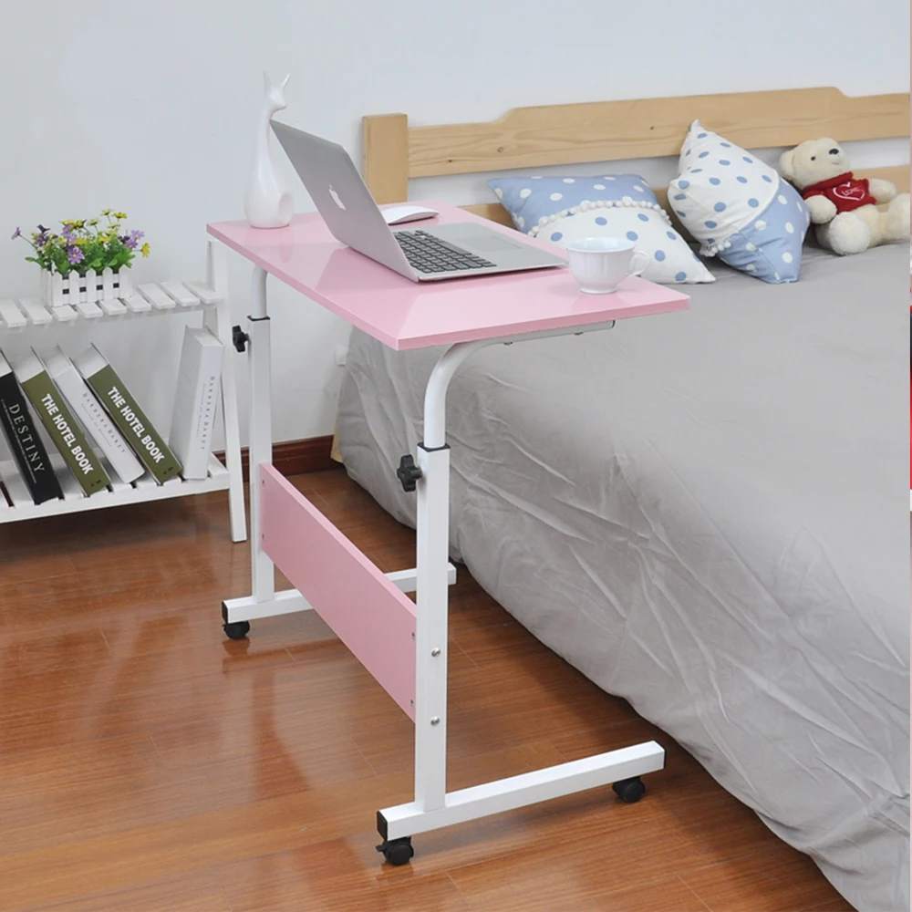  2018 Foldable Computer Table Adjustable Portable Laptop Desk 80*40CM Rotate Laptop Bed Table Can be