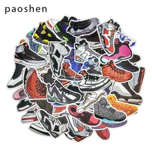 100pcs/pack do not repeat notebook bike luggage box AJ shoes tide brand Jordan graffiti Jordan waterproof stickers