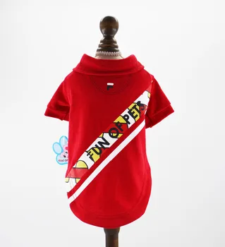 New Boy Dog Cat Shirt Vest Pet Puppy T-shirt Spring/Summer Clothes Apperal 6 Colours 5 Sizes