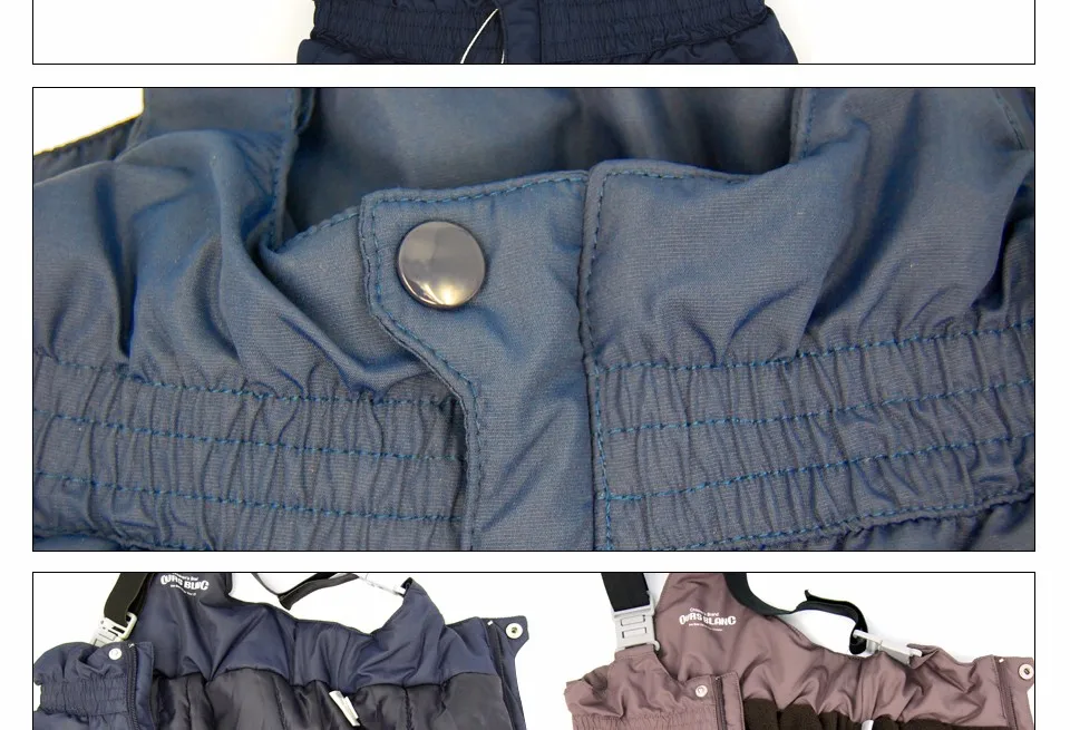 Россия, зима-осень, Детские плотные брюки, какао, теплые комбинезоны для девочек, детские длинные лыжные штаны на молнии, синий комбинезон для мальчиков, 1508
