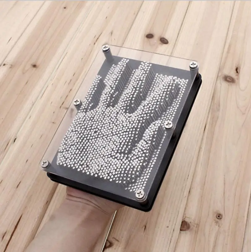 3D клон металлический булавка Искусство Ручная форма модель доска скульптуры