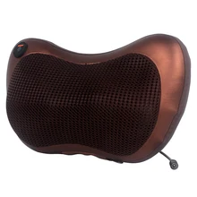 Shiatsu Massager with Heat Neck Relaxation Pillow Massage Devices Car Home Dual-use Electric 4 Deep-Kneading Massage Balls #HP