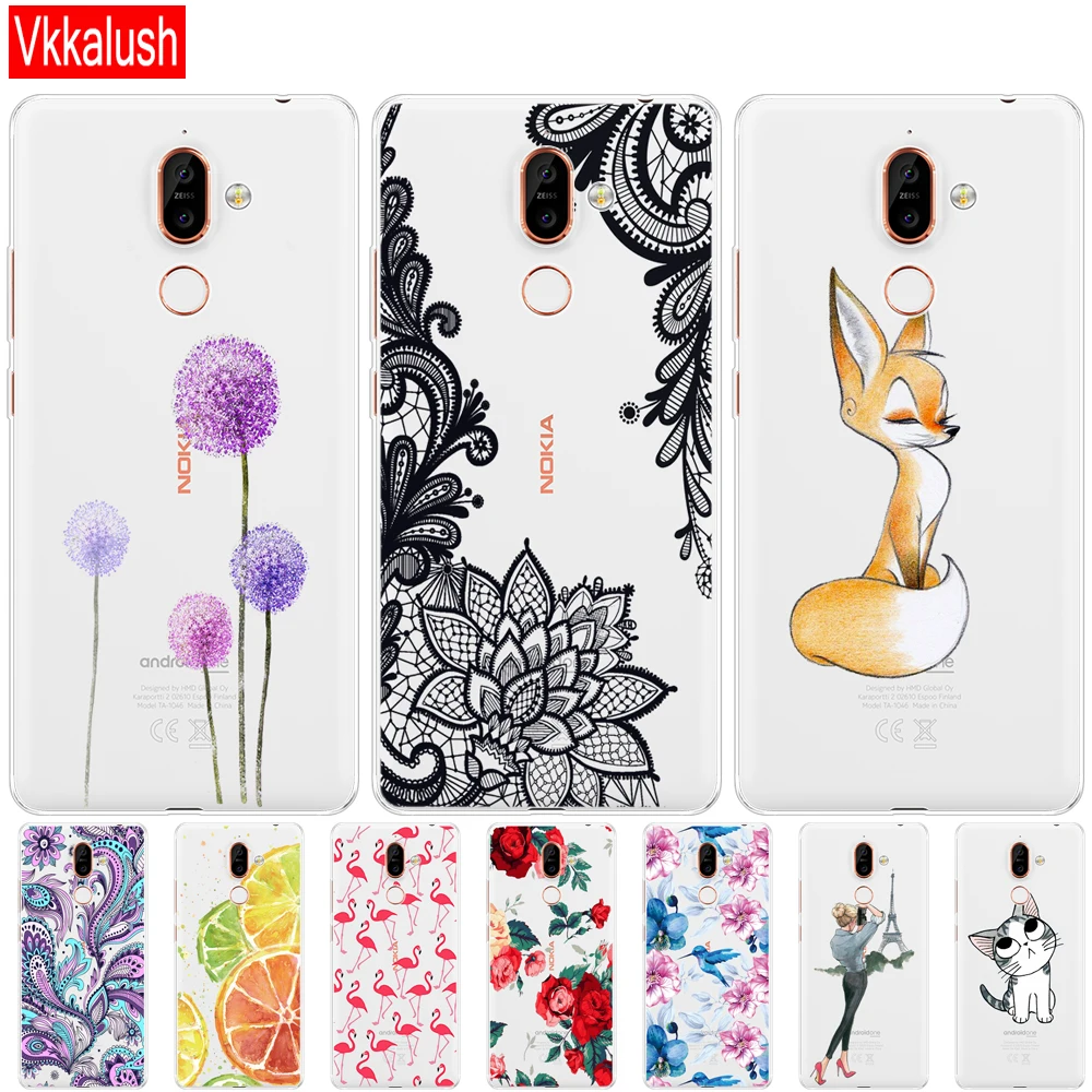 

Silicon Case For Nokia 6 6.1 7 Plus 8 9 Nokia 6 2018 X5 X6 Case Soft Phone Back Case For Nokia 6 Cover Protective Back Cover
