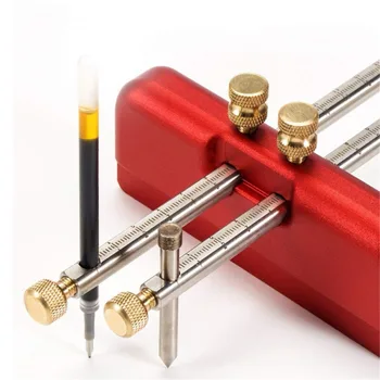 

New Adjustable Aluminum Alloy Gauge Wood Scribe Mortise Gauge DIY Woodworking Scribing Tool