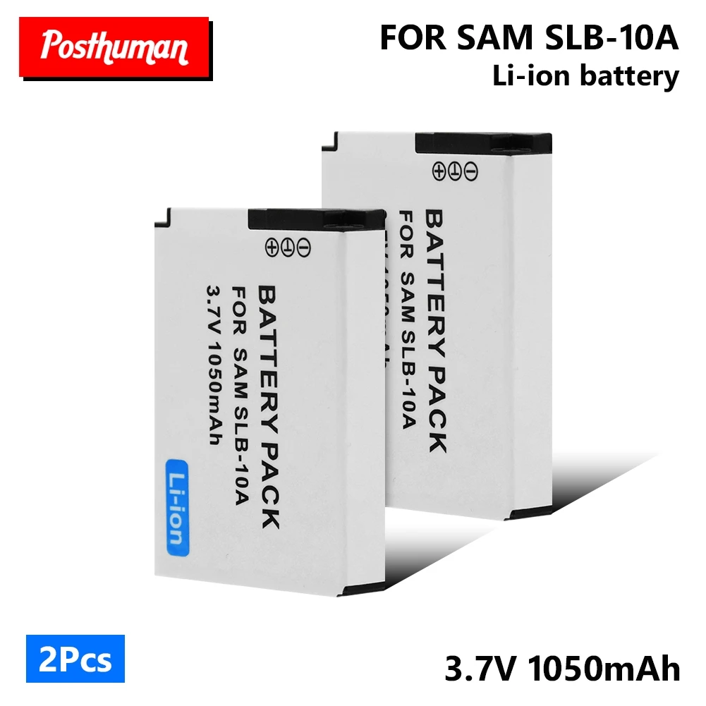 Перезаряжаемые 1050 mAh SLB10A SLB-10A Батарея для samsung WB500 WB550 WB690 WB700 WB710 WB750 ES50 ES55 ES60 Bateria батареи