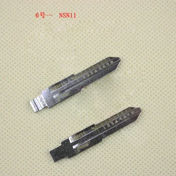

NO.06 NSN11 Replacement Key Blade for Nissan Blue Bird Cedric Car Key Blanks with scale mark