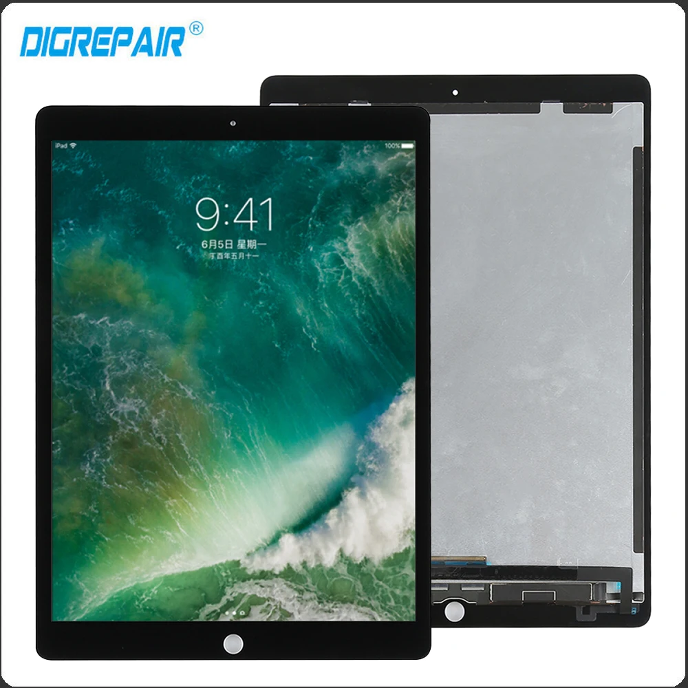 Black LCD Display Screen Replacement For 2017 iPad Pro 12.9/" 2nd Gen A1670 A1671