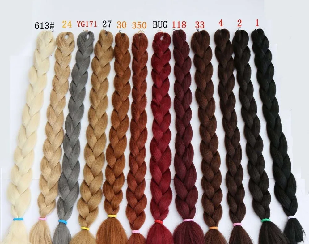 Pure Color 24" Kanekalon Synthetic Twist Braiding Hair Extensions Yaki  Kinky Braids Afro Kinky Hair Jumbo Hair Braiding|hair jumbo|twist braid  hairjumbo hair - AliExpress