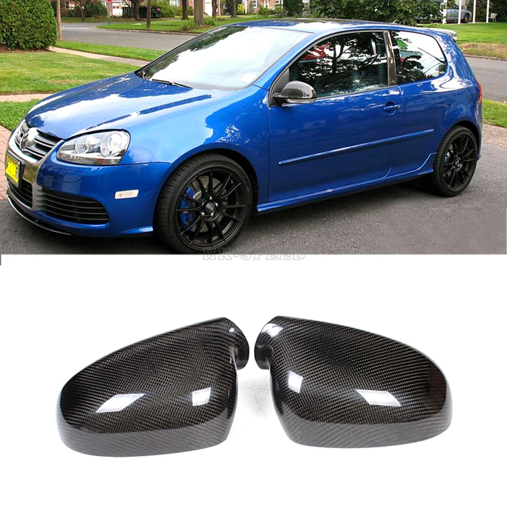 

MK5 Carbon fiber Car Side Mirror Covers Caps For VW Golf V MK5 & GTI