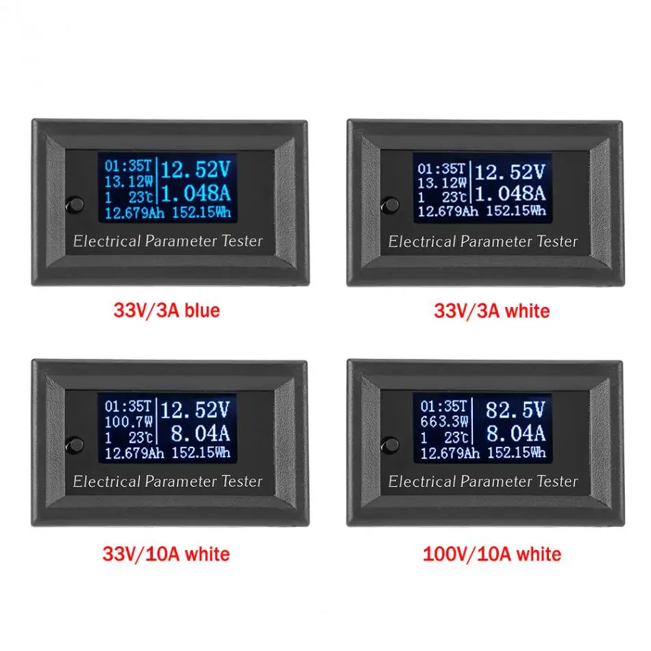 

7 in 1 4-20V Multi-function Electrical Parameter Meter Voltage Amp Current Power Energy Tester