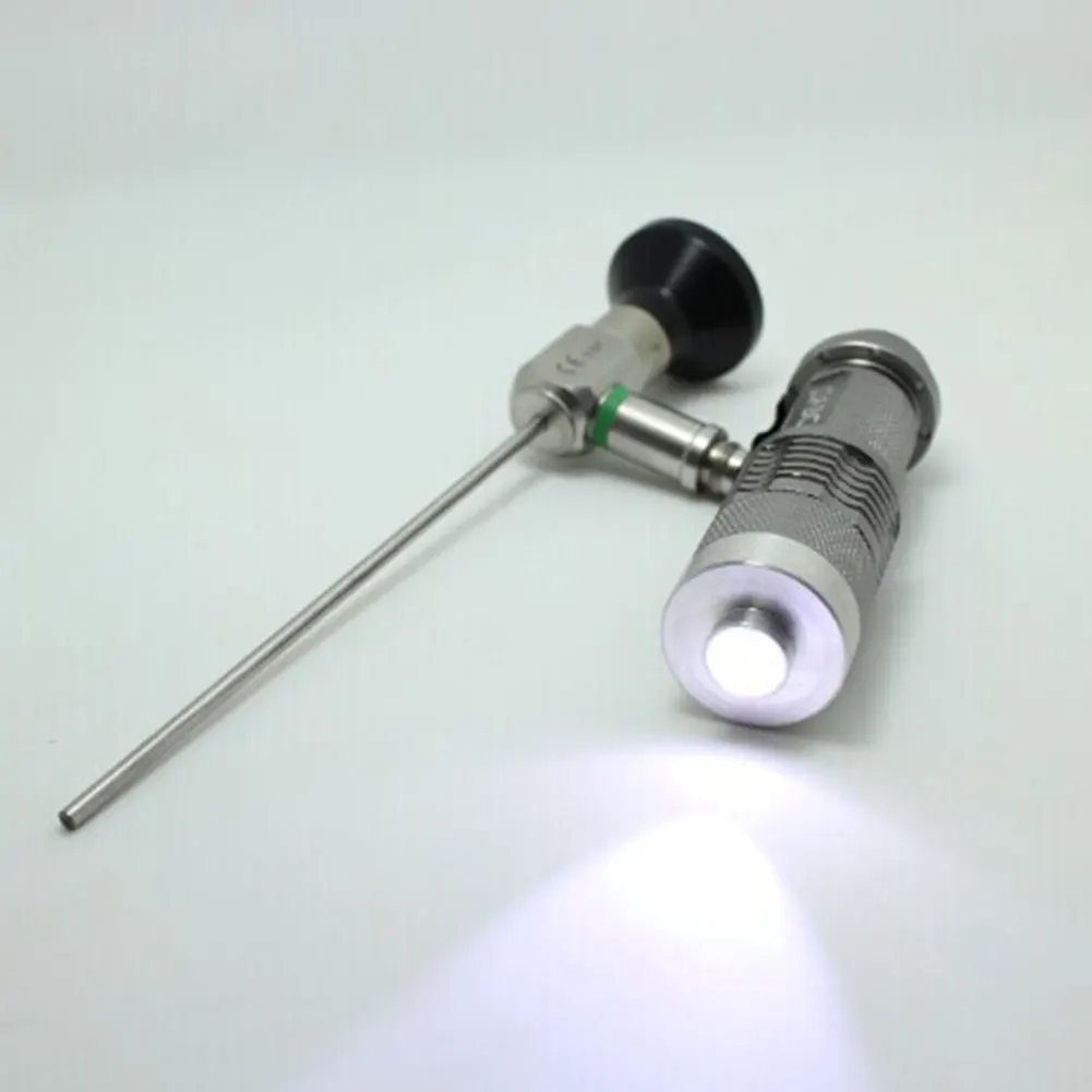 

4W Portable Handheld LED Cold Light Source Lamp Metal US Plug For Endoscope