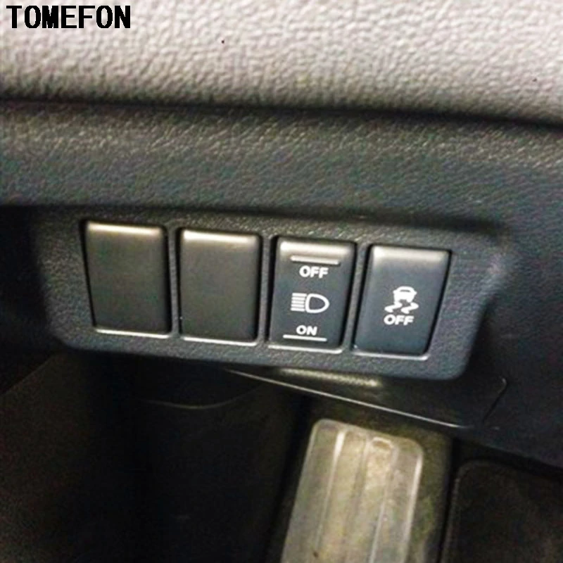 TOMEFON 3 шт. для Nissan X Trail T31 2008 до 2013 ABS хромированная крышка переключателя