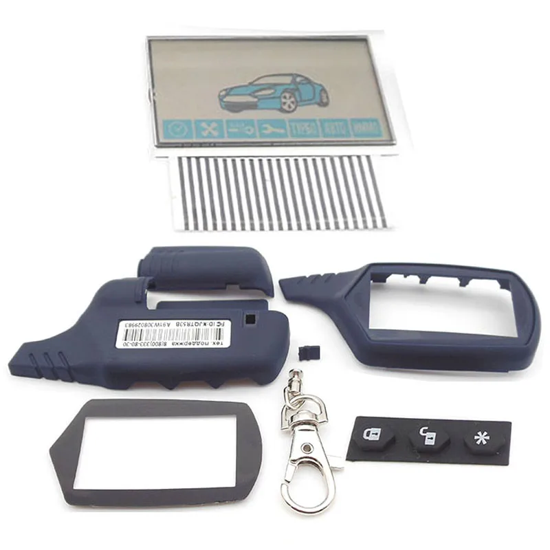 

Newly sale A91 LCD display flexible cable for Starline A91 remote controller Zebra Stripes A91 display+ A91 LCD keychain case
