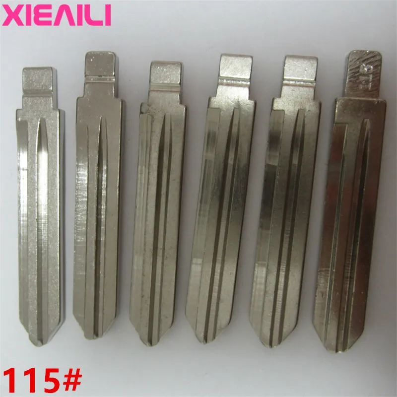 Металлическая заготовка XIEAILI 50 шт./лот 115 # Заготовка ключа с дистанционным