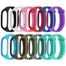 Gosear 12 шт. Цветной силиконовый спортивный сменный ремешок браслет аксессуары для Xiao mi 3 mi Band 3 Band3 Смарт-часы