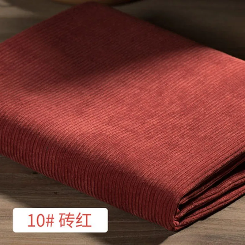 100 см* 150 см 8 нейлоновая полиэфирная Вельветовая ткань без растягивания однотонная одежда диванные подушки ткань ручная работа сделай сам - Цвет: 10