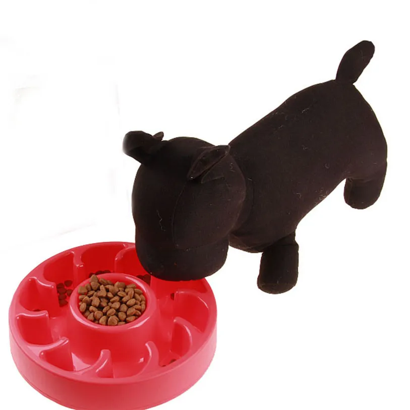 High Quality PP Pets Bowl Food Water Feeding Slow Portable Travel Anti-choke Bowl Dish for Dogs Cat Water Feeder Dish 40DC19 (11)