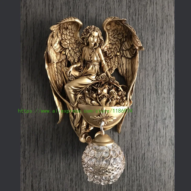 Led Angel свадебное освещение настенное Бра Настенные светильники для гостиной