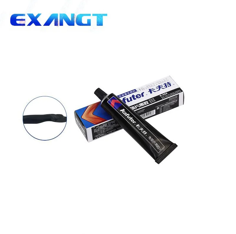 

Kafuter high quality 55g K-586 black Waterproof Resistant to oil Resist high temperature sealant 2PCS/LOT