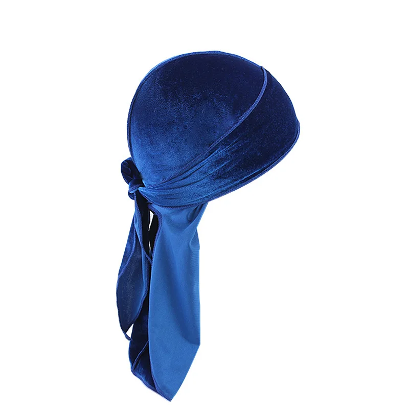 New-Material-Durag-Men-s-Velvet-Durags-Bandana-Turban-Doo-rag-Biker-Headwear-Headband-Pirate-Hat(13)