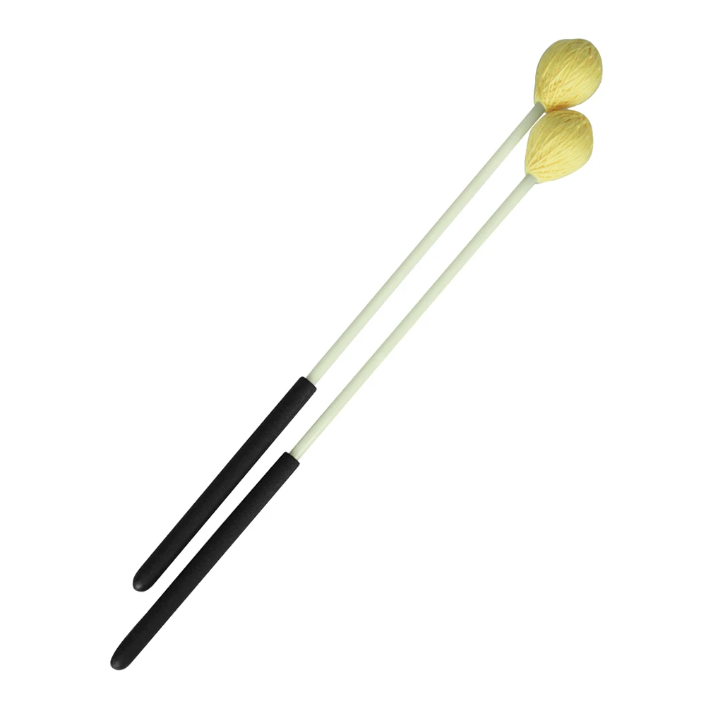 1 пара Первичная маримба палка Mallets ксилофон Glockensplel Mallet с ручкой из стекловолокна для любительского ударного инструмента часть