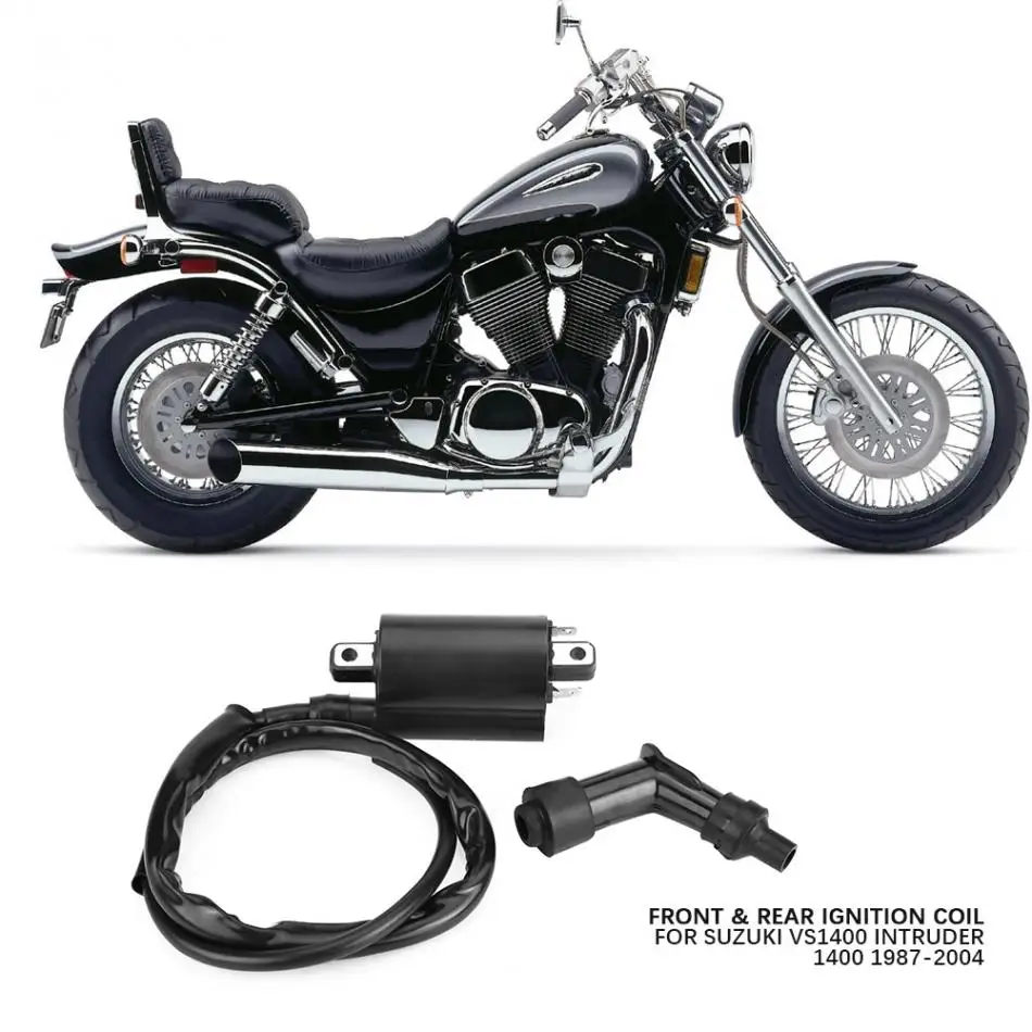 MOTOKU Pack of 2 Front Rear Ignition Coil for Suzuki VL1500B Intruder Black VS1400GLP Intruder Boulevard S83 MOTOKU Pack of 2 Front Rear Ignition Coil for Suzuki VL1500B Intruder Black VS1400GLP Intruder Boulevard S83