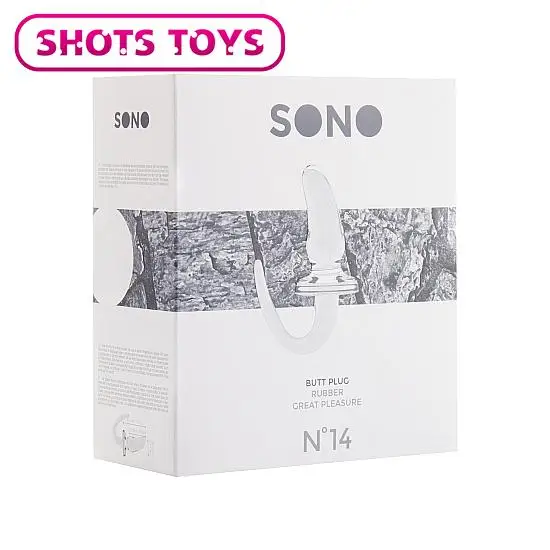 SHOTS Sono N. 14 Анальная пробка 7 5 см прозрачный БДСМ Пары Стимулятор доставка