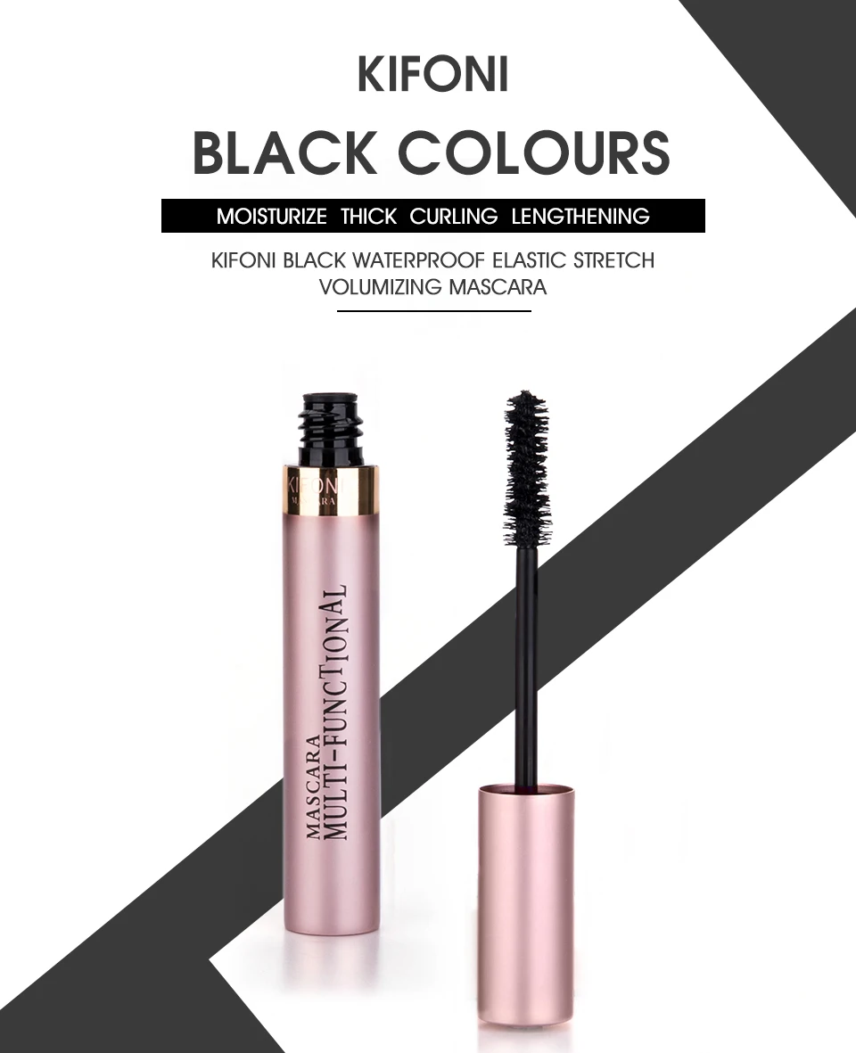 

KIFONI makeup 4D Silk Fiber Lash Mascara Waterproof Rimel Mascara Eyelash Extension Black Thick Lengthening Eye Lashes Cosmetics