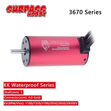 Supere o passatempo kk à prova dbrushágua 3670 motor sem escova 1700kv 1900kv 2050kv 2150kv 2650kv 2850kv para 1/10 1/8 rc drift carro de corrida